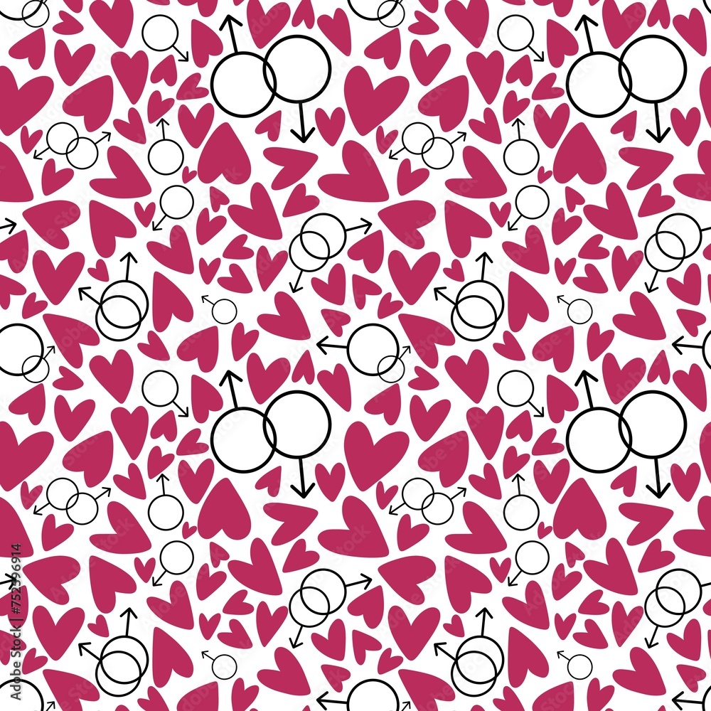 Abstract pride doodle seamless lgbtq rainbow pattern for fabrics and linens and summer party accessories Abstract pride doodle seamless lgbtq rainbow pattern for fabrics and linens and summer party accessories