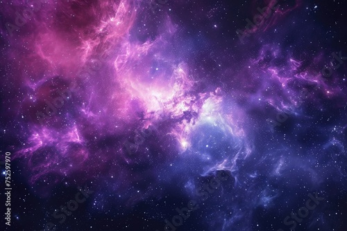 Nebulous wonders shimmer in vibrant galactic glow © ibhonk