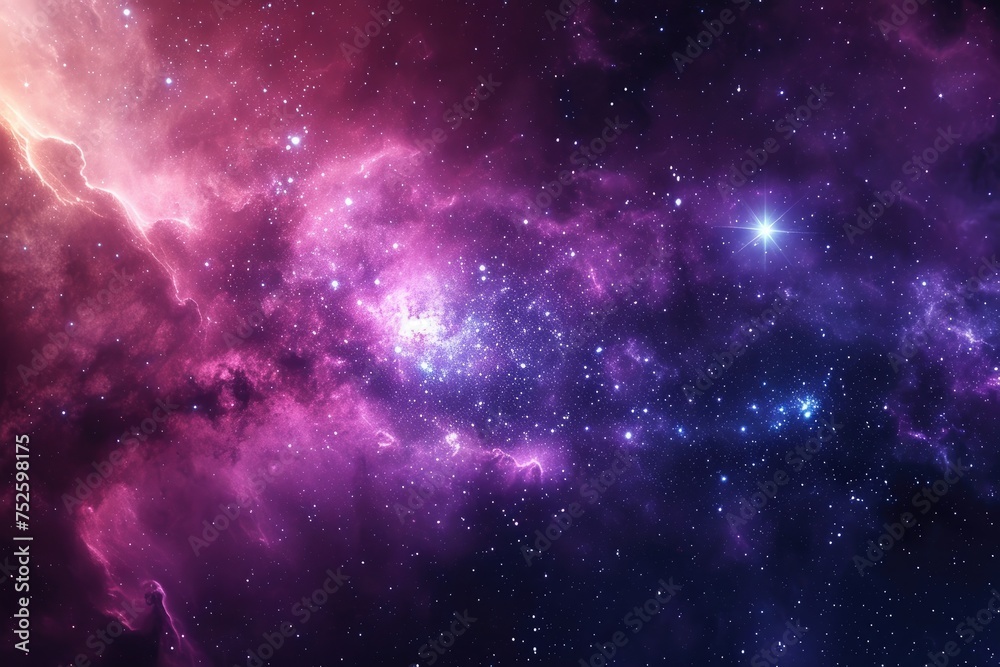Vibrant galaxy reveals stunning cosmic tapestry