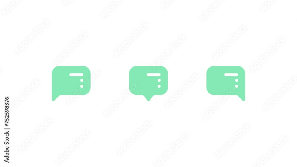 3 icon set pack chat or talk volume 3 ready to use transparent auto looping green and white colour 3 icon set pack chat or talk volume 3 ready to use transparent auto looping green and white colour