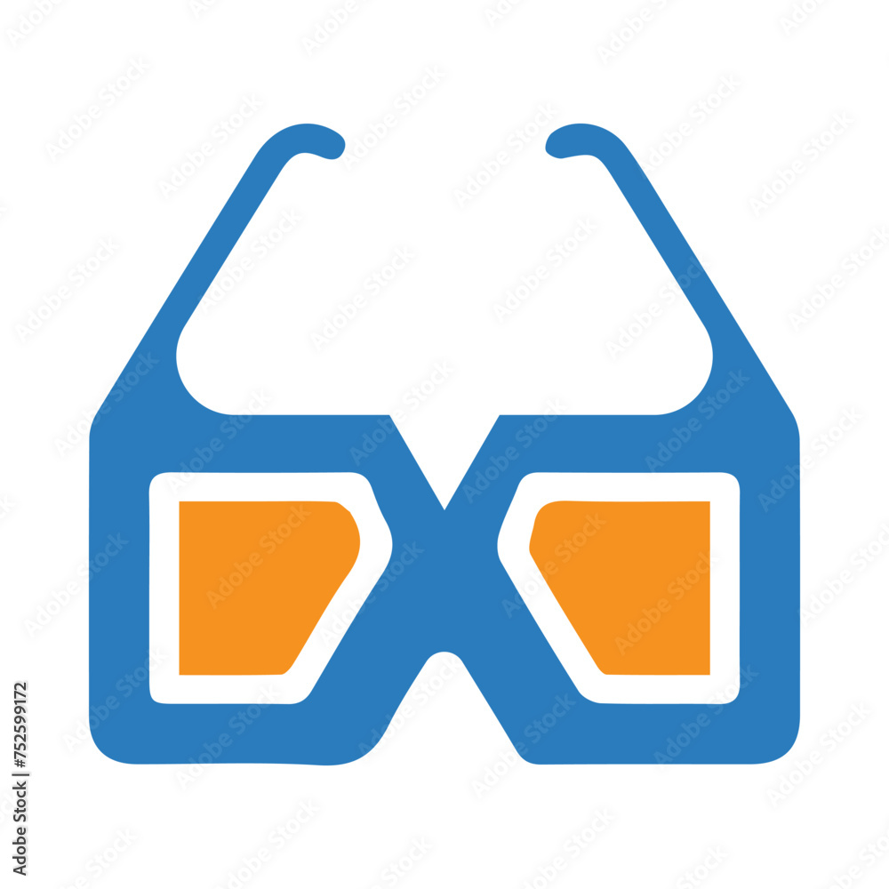 3d glasses, VR glass, virtual reality glass, sun glass, 3D virtual reality glass icon