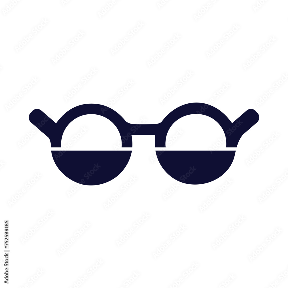 Fototapeta premium 3d glasses, VR glass, virtual reality glass, sun glass, 3D virtual reality glass icon