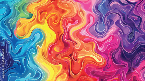 Digital effects. Multicolor abstract background. 