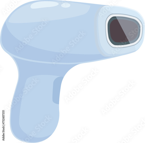 Technology photo epilator icon cartoon vector. Razor shaving. Salon electro