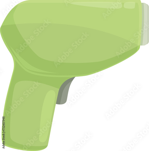 Removal hair photo epilator icon cartoon vector. Body treatment. Electro types