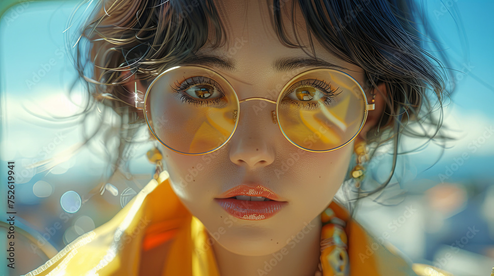 Obraz premium Japanese cute lady