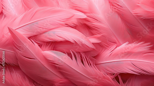 background of pink feathers, bird, flamingo, parrot, banner, space for text, abstract pattern, nature, plumage, animals, wing, flight, wallpaper, illustration, art, ornithology, fashion