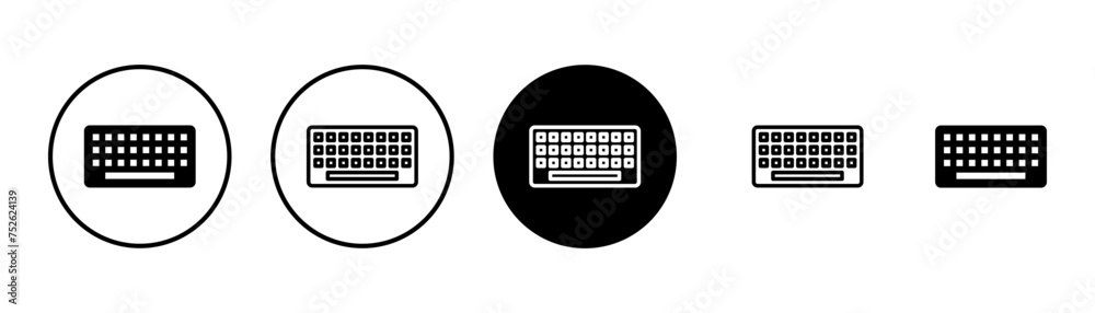 Keyboard icon vector isolated on white background. keyboard vector symbol Keyboard icon vector isolated on white background. keyboard vector symbol