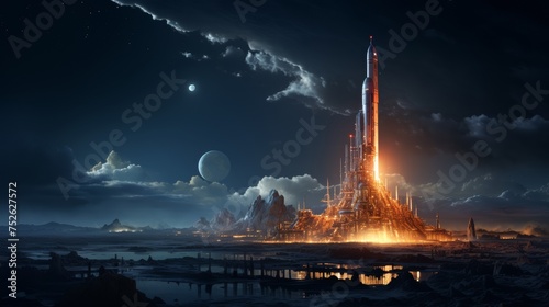 Space exploration, rockets and new frontiers © FoxGrafy