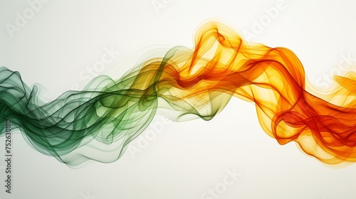 Abstract colorful wave lines background for keynote or presentation design on light background