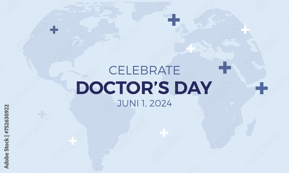 National doctor's day illustration