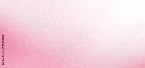 Pastel color grainy gradient background, rose white noise texture light azalea pink light banner backdrop design photo