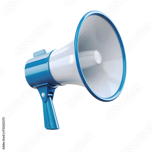 Obraz na płótnie megaphone isolated on transparent background generative ai