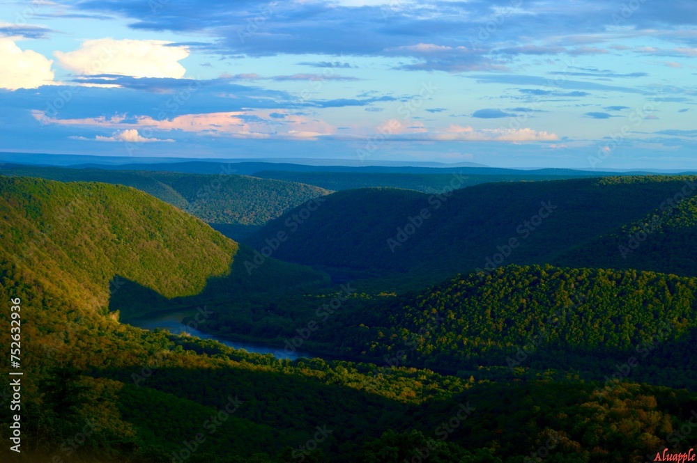 Fototapeta premium landscape with mountains