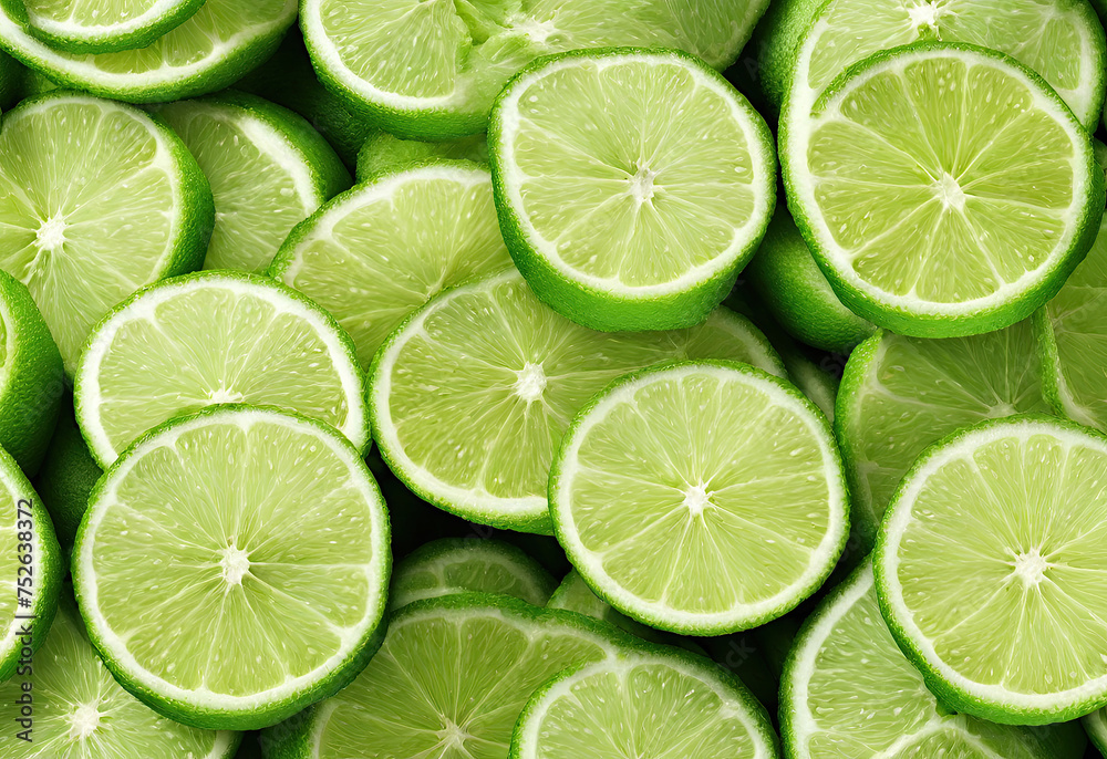 lime slices lime slices