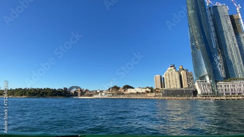 Urban Commute: Parramatta River Ferry Time-lapse in Sydney photo