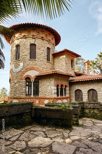Beautiful old stone medieval house or palace