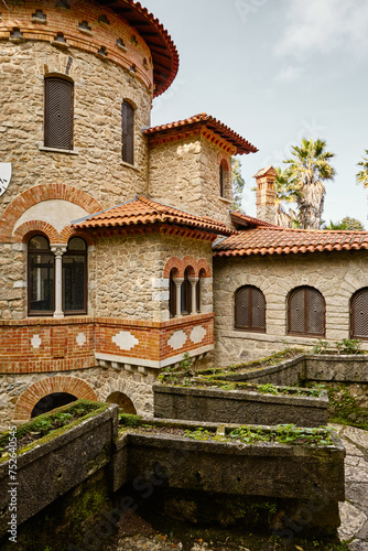 Beautiful old stone medieval house or palace