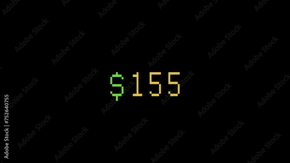 Number Counter Animation with Alpha Channel Number Counter Animation with Alpha Channel