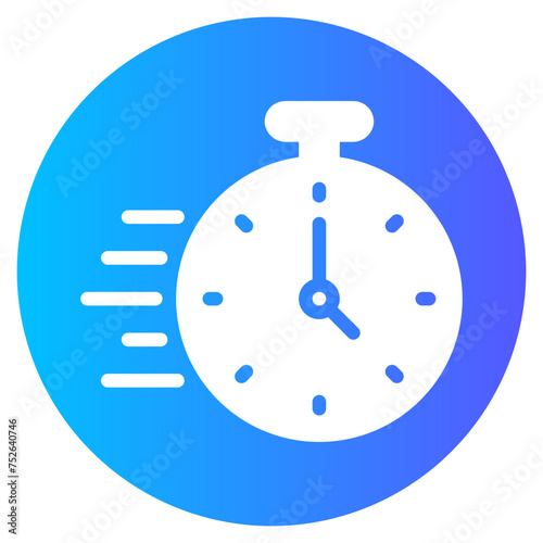timing gradient icon