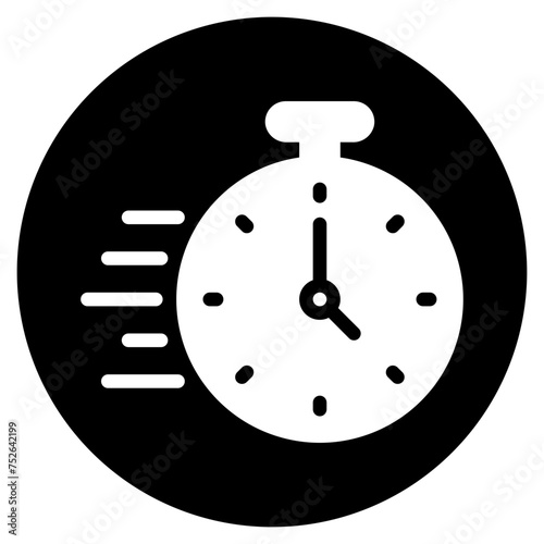 timing glyph icon