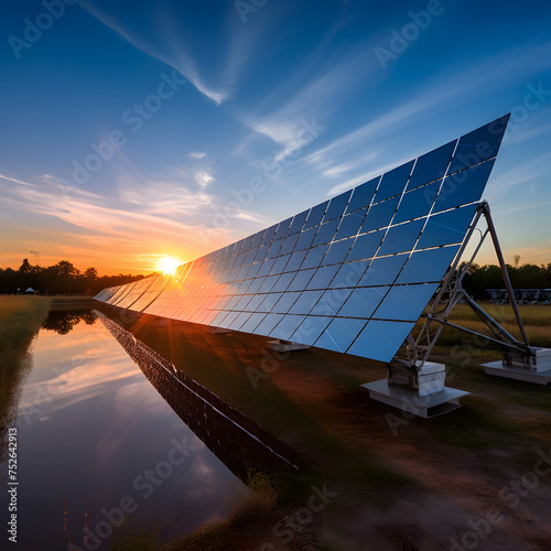 Solar Panel Field - Renewable Energy - Sustainability