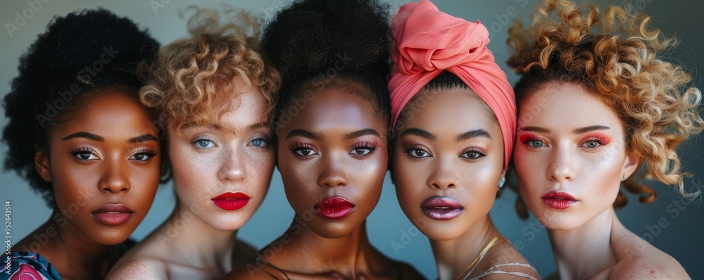 Inclusive beauty workshop, makeup artists teaching techniques for all skin tones, celebrating diversity and self-love, empowering and beautiful. Inclusive beauty workshop, makeup artists teaching techniques for all skin tones, celebrating diversity and self-love, empowering and beautiful.