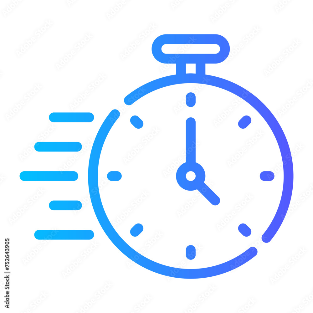 timing gradient icon timing gradient icon
