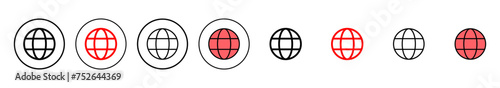 Web icon vector illustration. go to web sign and symbol. web click icon. Global search icon