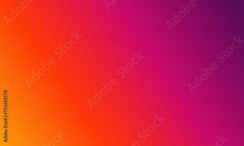 Yellow orange violet blurred grainy gradient background texture. Colorful digital grain soft noise effect pattern. Lo-fi multicolor vintage retro