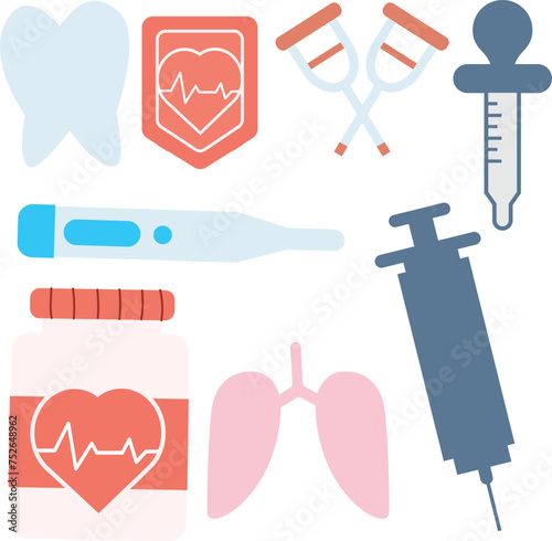 set of medical icons