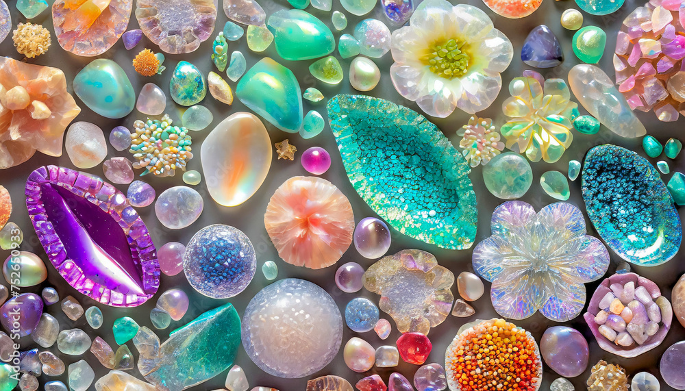 Background image of colorful stones arranged in an orderly fashion Background image of colorful stones arranged in an orderly fashion