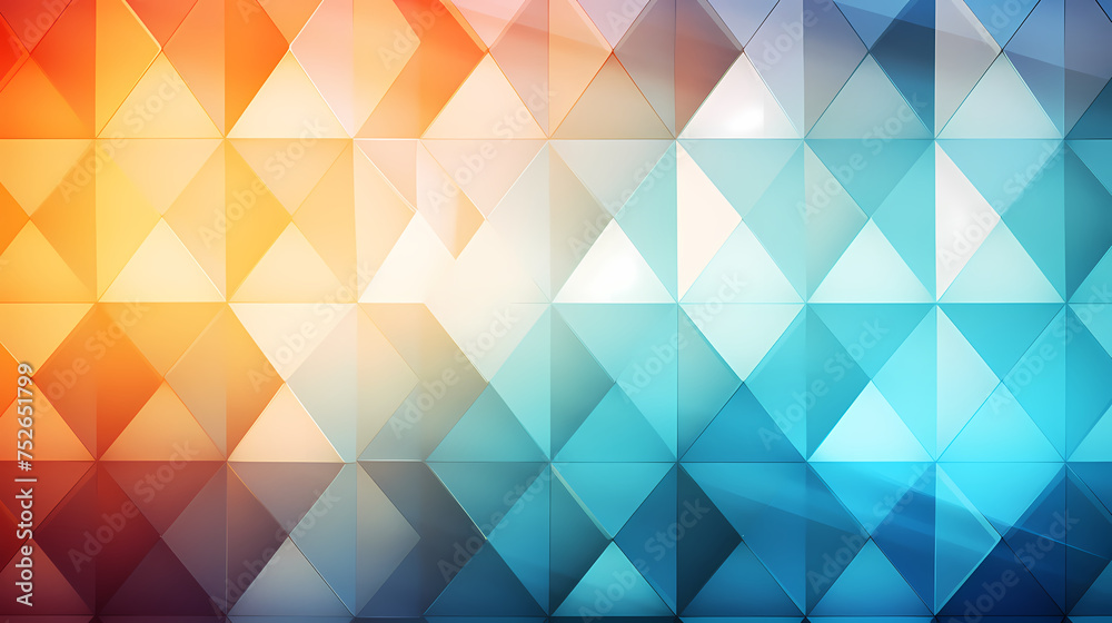 Fototapeta premium Abstract polygonal background with triangle texture