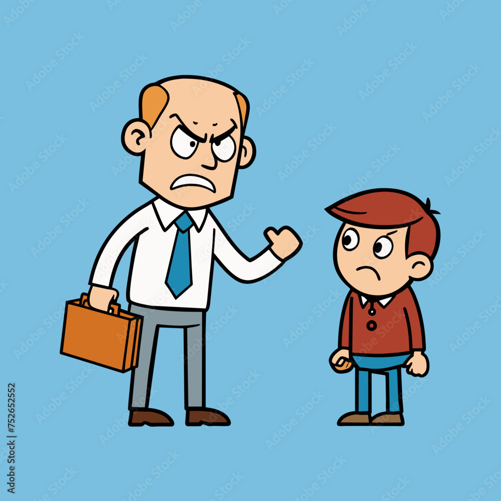 Angry Boss with Intern