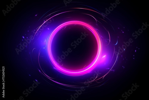 Abstract colorful galaxy wallpaper,black hole,abstract neon light