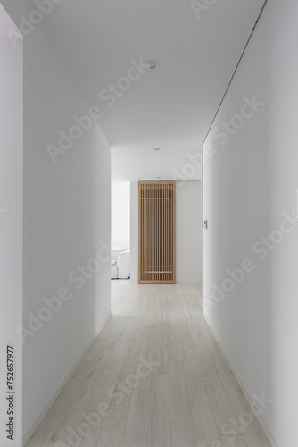 entrance hall with a modorn interior