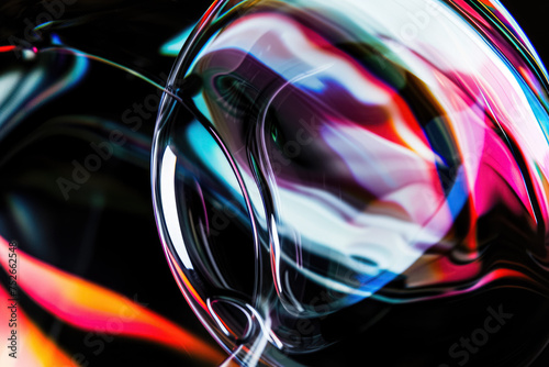 Abstract Soap Bubbles Effect Photo Overlays for a Whimsical, Ethereal Look. Generated AI