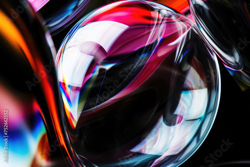 Abstract Soap Bubbles Effect Photo Overlays for a Whimsical, Ethereal Look. Generated AI