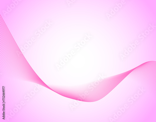 曲線・流線・ウェーブのフレーム背景　2