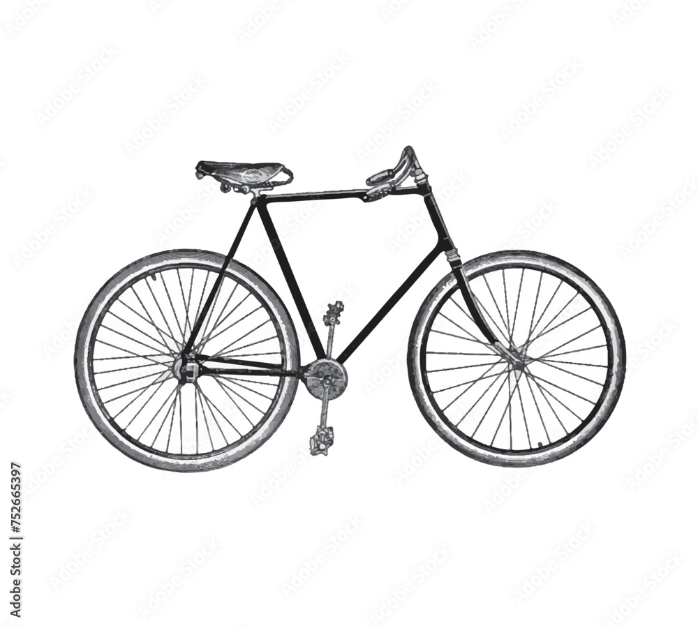 bicycle isolated