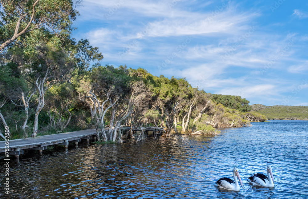Moore River estuary Perth WA.