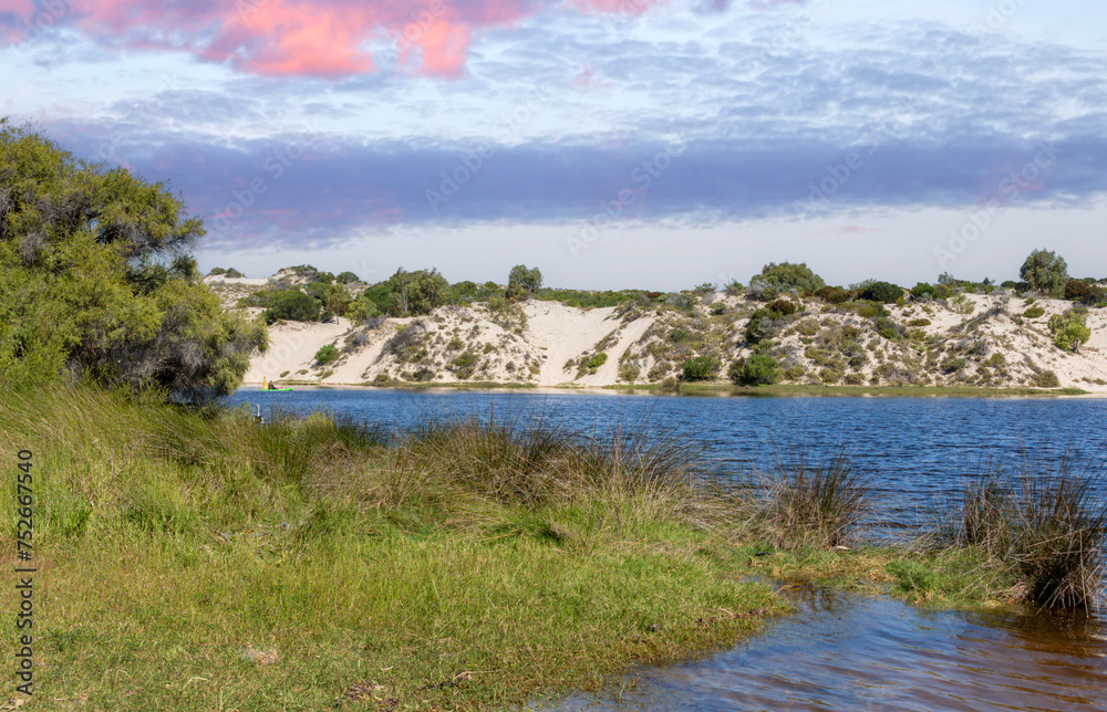 Moore River estuary Perth WA.