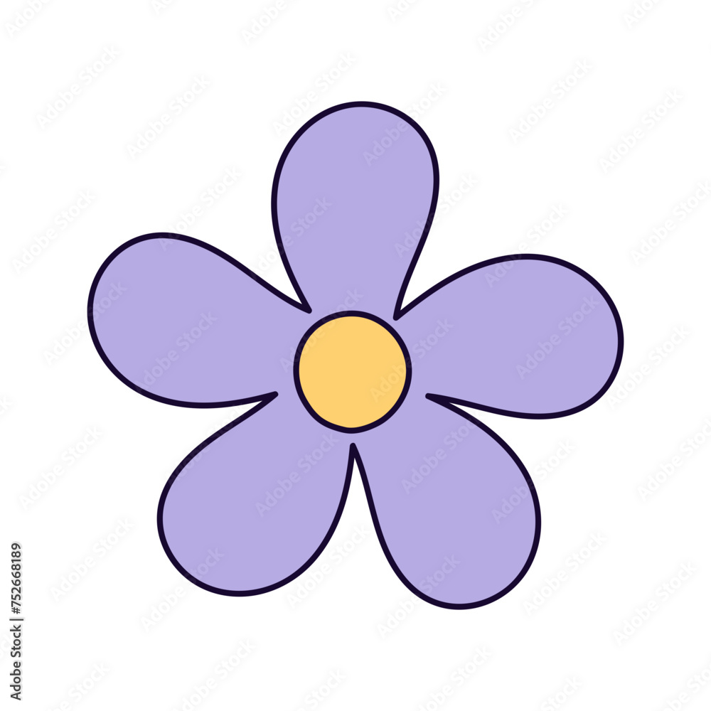 Groovy Flower Doodle Groovy Flower Doodle