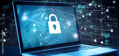 Cybersecurity emphasizes the importance of protecting data to maintain the privacy and security of digital information, using techniques such as encryption, access management, and network monitoring. photo