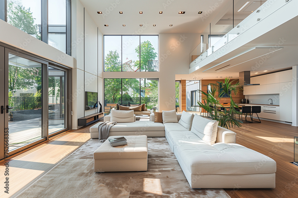 Modern luxury living room 
