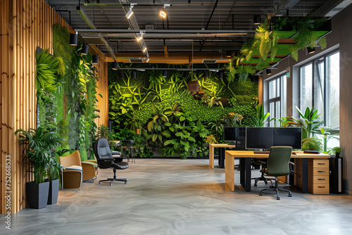 Eco friendly green office LEED certified  photo