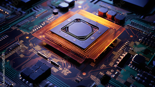 Detailed View of Complex, Multicore CPU Microprocessor - Interpreting and Executing the Digital World