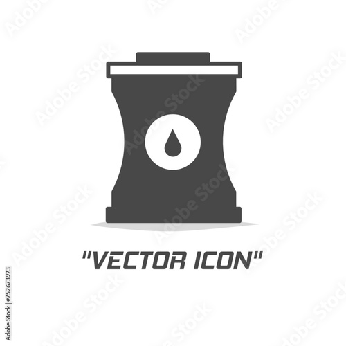 Oil barrel vector illustration icon. Template illustration design for business.