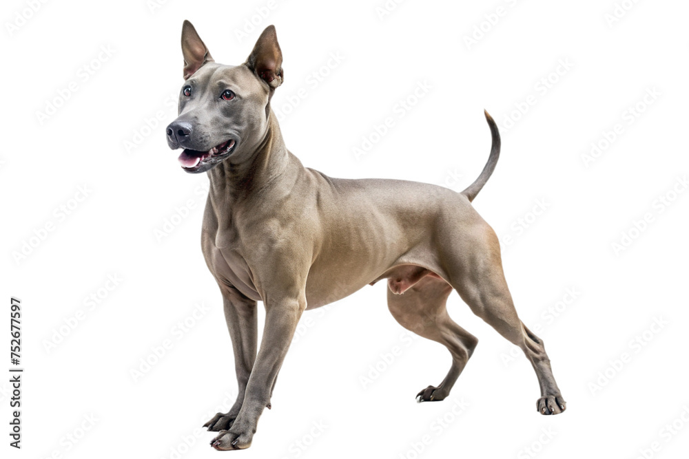 thai ridgeback dog on a transparent background thai ridgeback dog on a transparent background