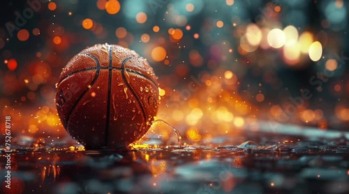 sports background basketball photo